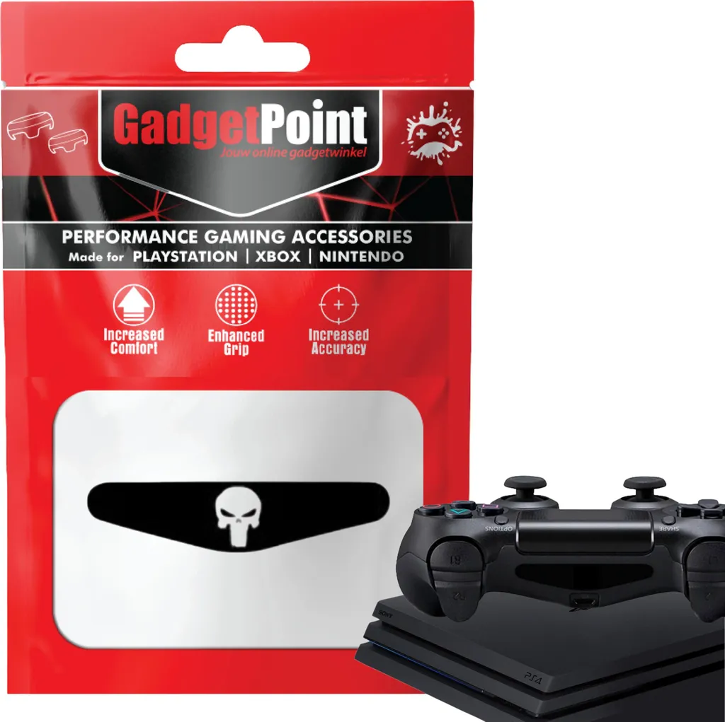 Adesivo PS4 Controller Teschio - Skin Protettiva Vintage Metal Style