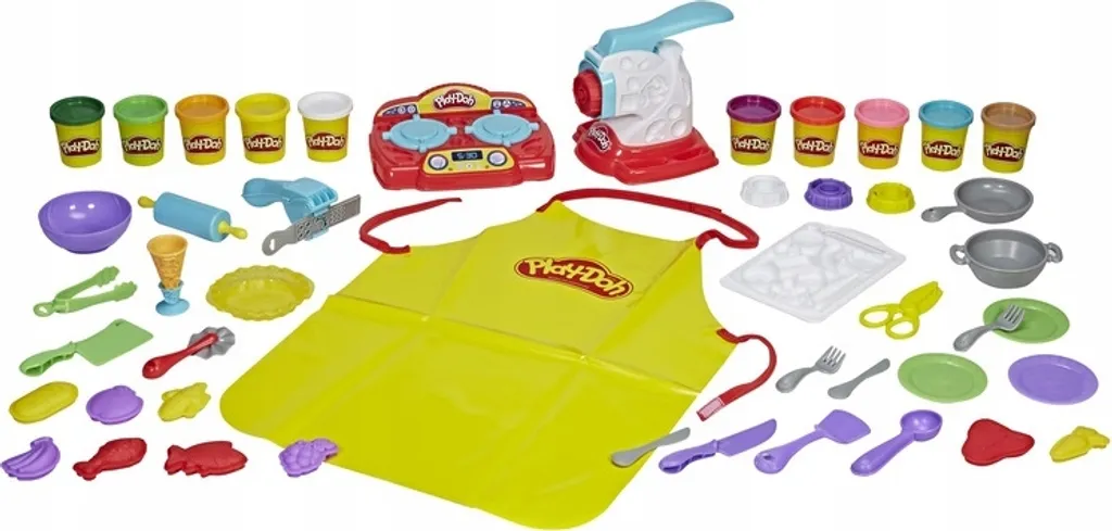 Play-Doh Kitchen Creations Super Chef Suite : Kit Complet 10 Pots Inclus - 2