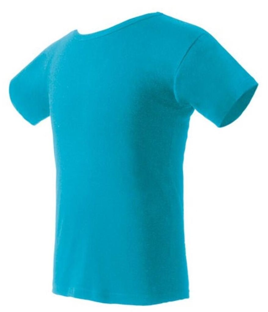 Nath - T-Shirt für Herren, Gekämmte Baumwolle LT4026 (S) (Türkis)