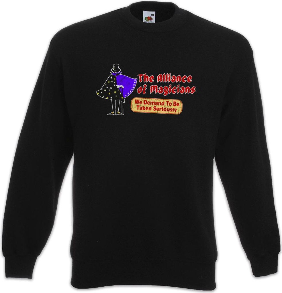 Urban Backwoods Alliance Of Magicians, Sweatshirt, Farbe: Schwarz, Größe: S