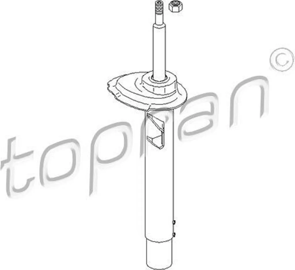 Amortisseur Avant Gauche TOPRAN 501 626 pour BMW Série 3 E46 - OE 31311096851