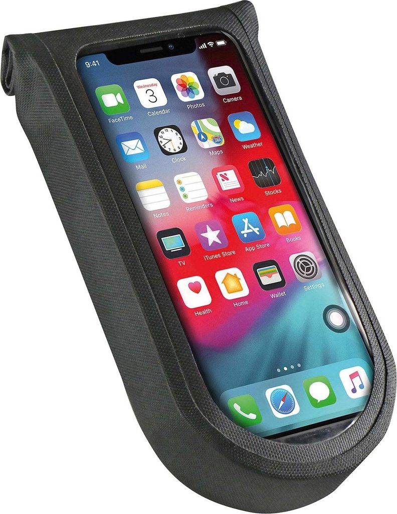 KLICKfix Phone Bag Tour S con adattatore trasparente/nero, Immagine del prodotto 