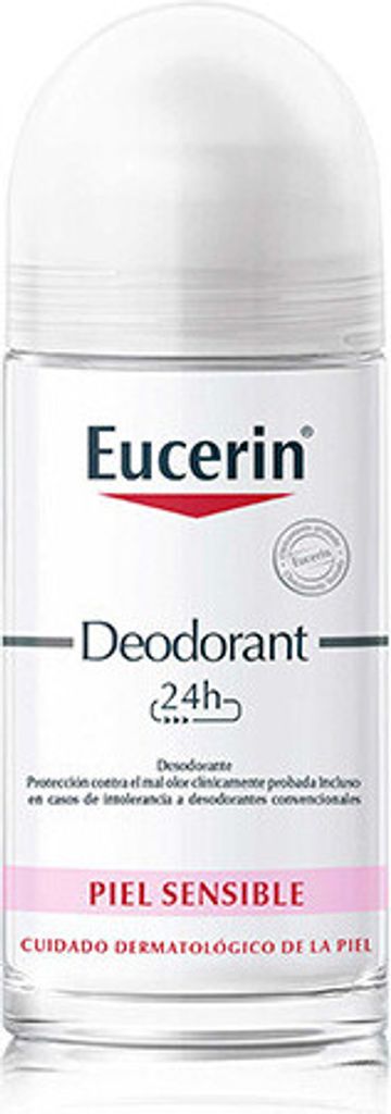 Eucerin Déodorant pour Peau Sensible Roll On 24 Heures 50ml Image du produit 