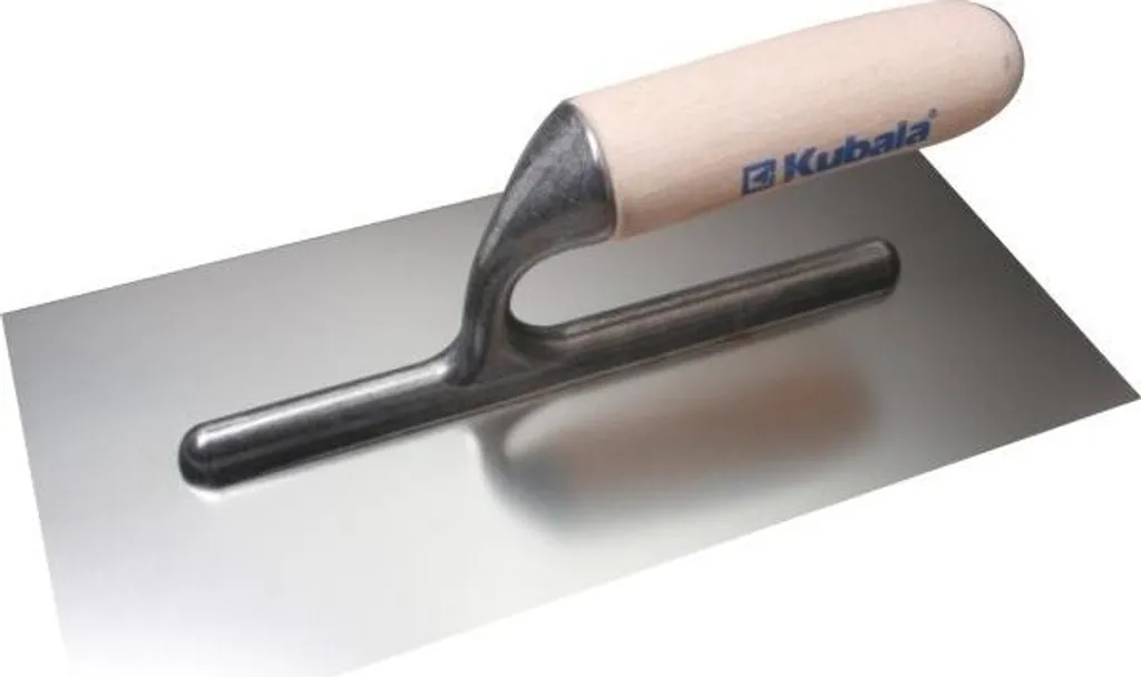 Levior Smooth lisciatore in acciaio inox 130x270 mm, manico in legno profi 472