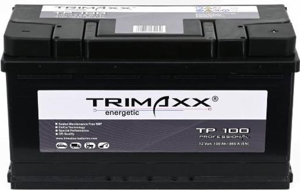TRIMAXX energetic "Professional" TP100 pro Starterbatterie Produktbild 