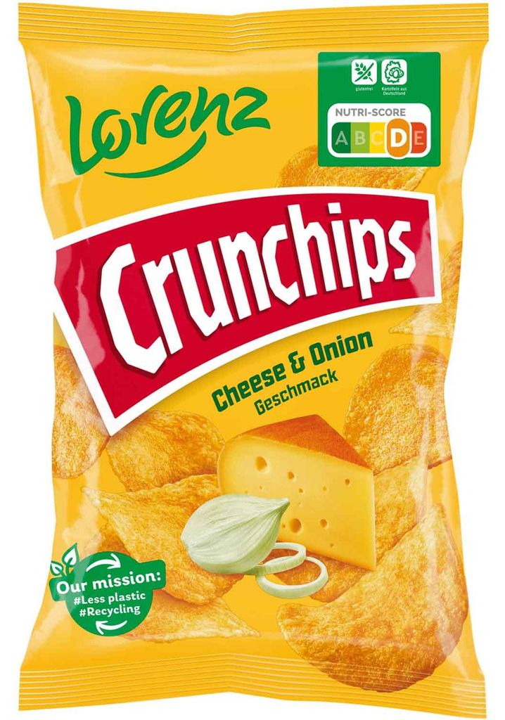 Crunchips Cheese & Onion 150g Produktbild 