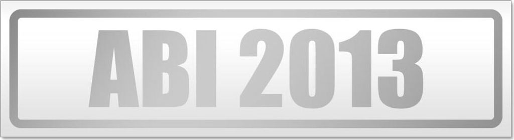 Abi Motiv 2013 Magnetschild Schild magnetisch