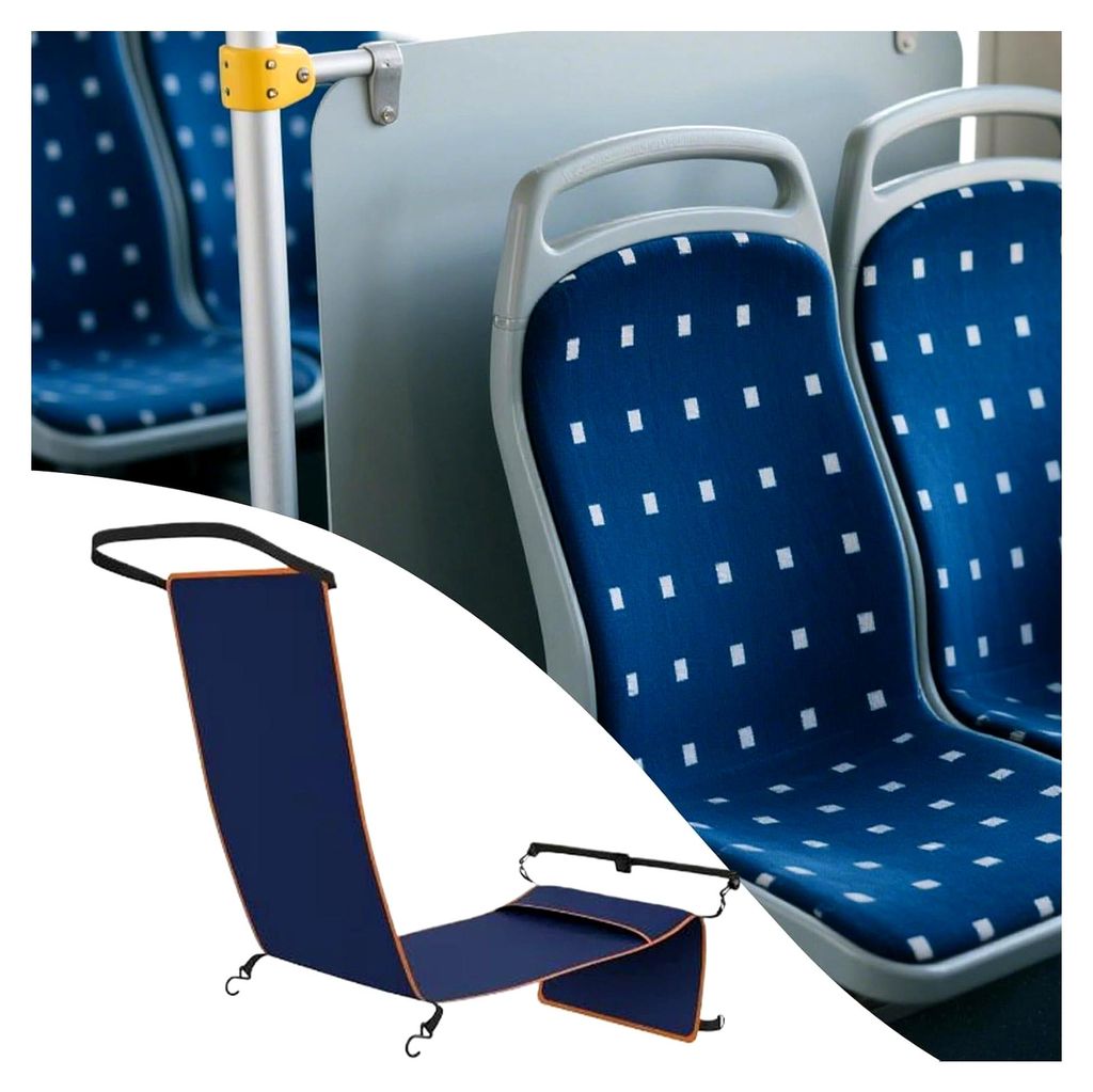 Fußhängematte für Flugreisen | Fußhängematte für Erwachsene | bequeme Matte zur Sitzverlängerung und Entspannung auf langen Reisen im Auto, ...