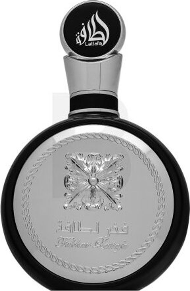 A perfume bottle on a white background.