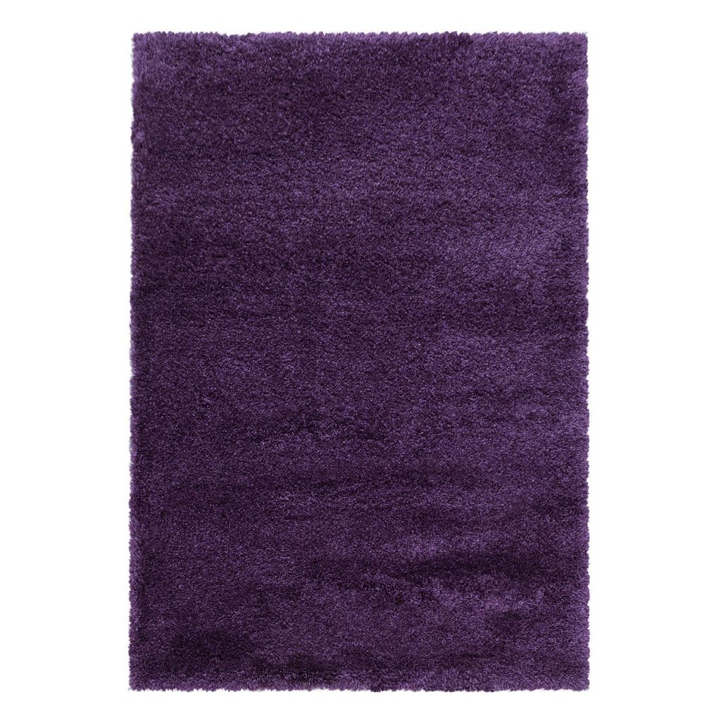 Hochflor Teppich FLUFFY Violett 280 x 370 cm