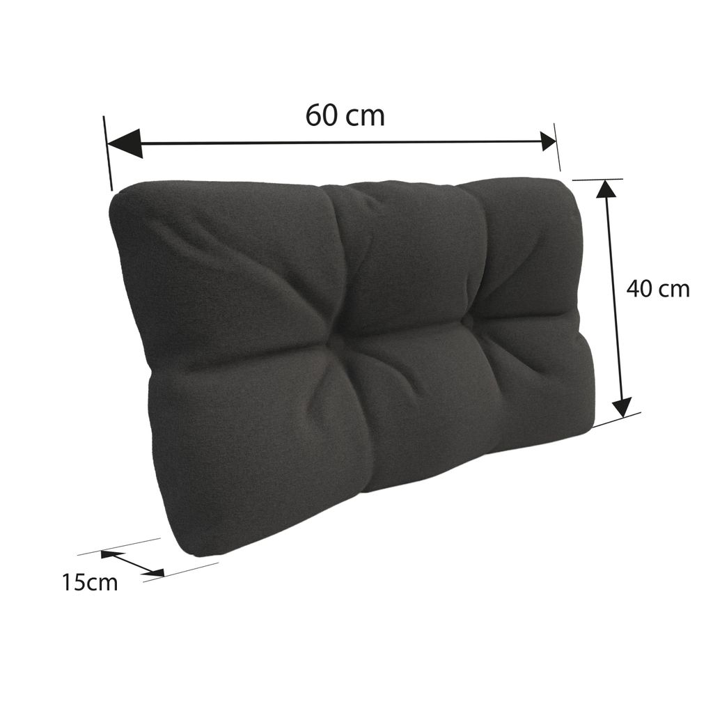 POKAR Coussin pour palette avec belle surpiqûre Garniture Image du produit 
