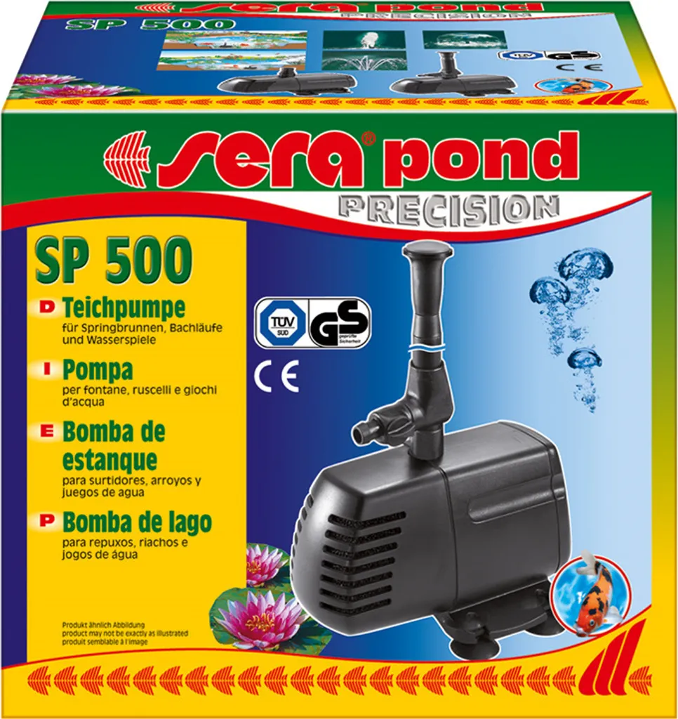 Pompe à air SERA SP 500 pour éviter l'eau trouble et l'asphyxie