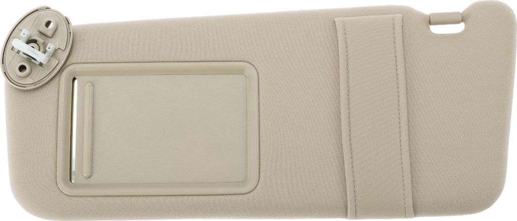 Linker Fahrerseite Auto-Sonnenblende, Sonnenblendenmontage, für Toyota Venza 2009-2015, Kunststoff, mit Spiegel, Nr. 74320-0T020-A1, Beige