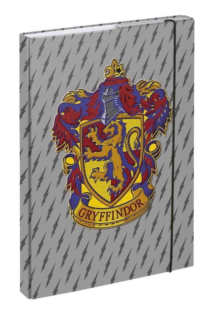 Heftbox für Schulranzen A4 - Sammelmappe für Kinder mit Gummiband und Innenklappen - Heftmappe, Sammelbox mit Gummizug für Jungen (Harry Potter ...