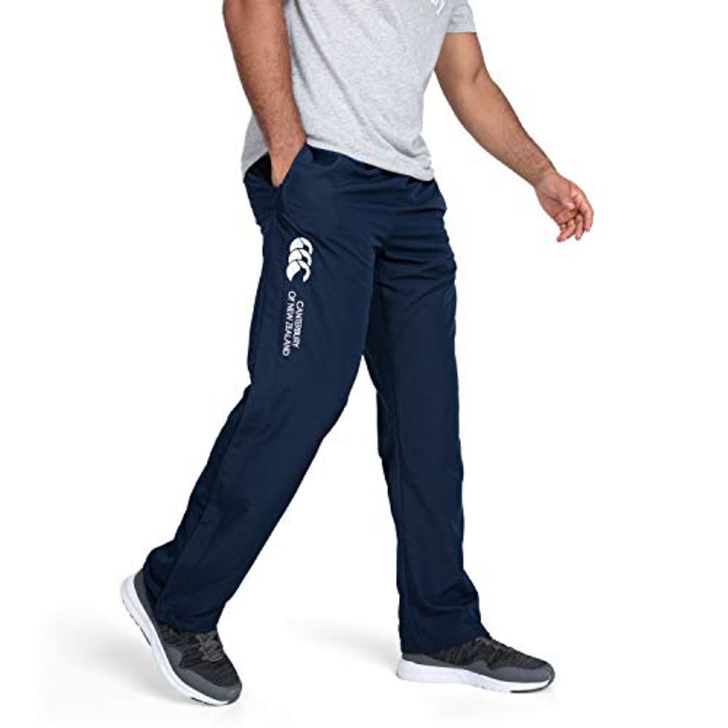 Canterbury Trainingshose offener Saum navy weiß Herren Größe L Sport