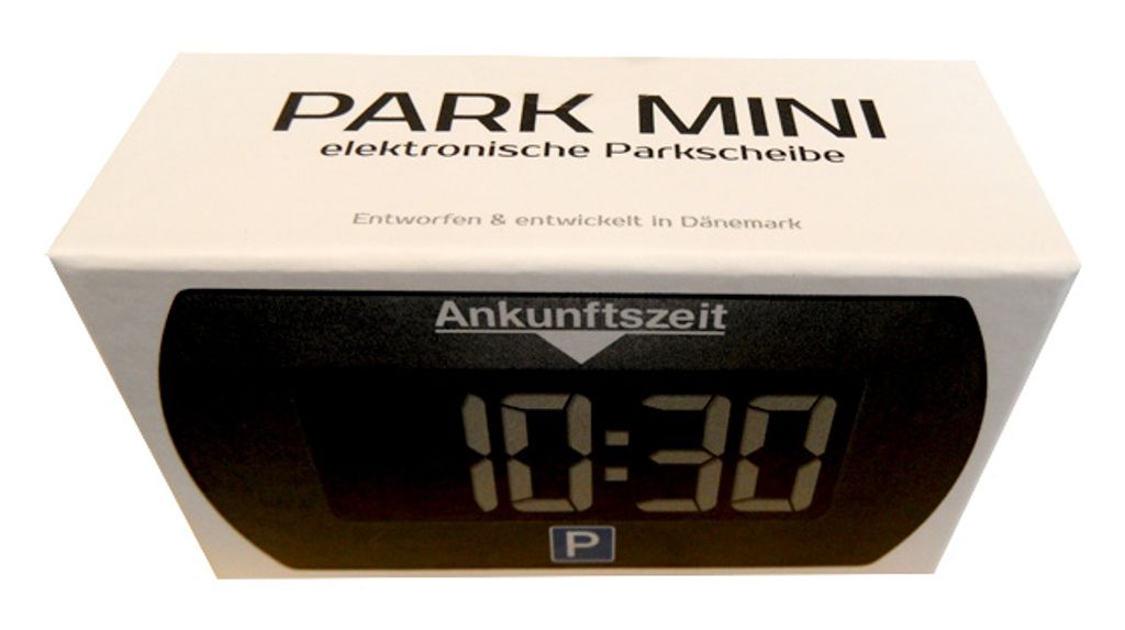 Elektronische Parkscheibe Needit Park Mini Schwarz