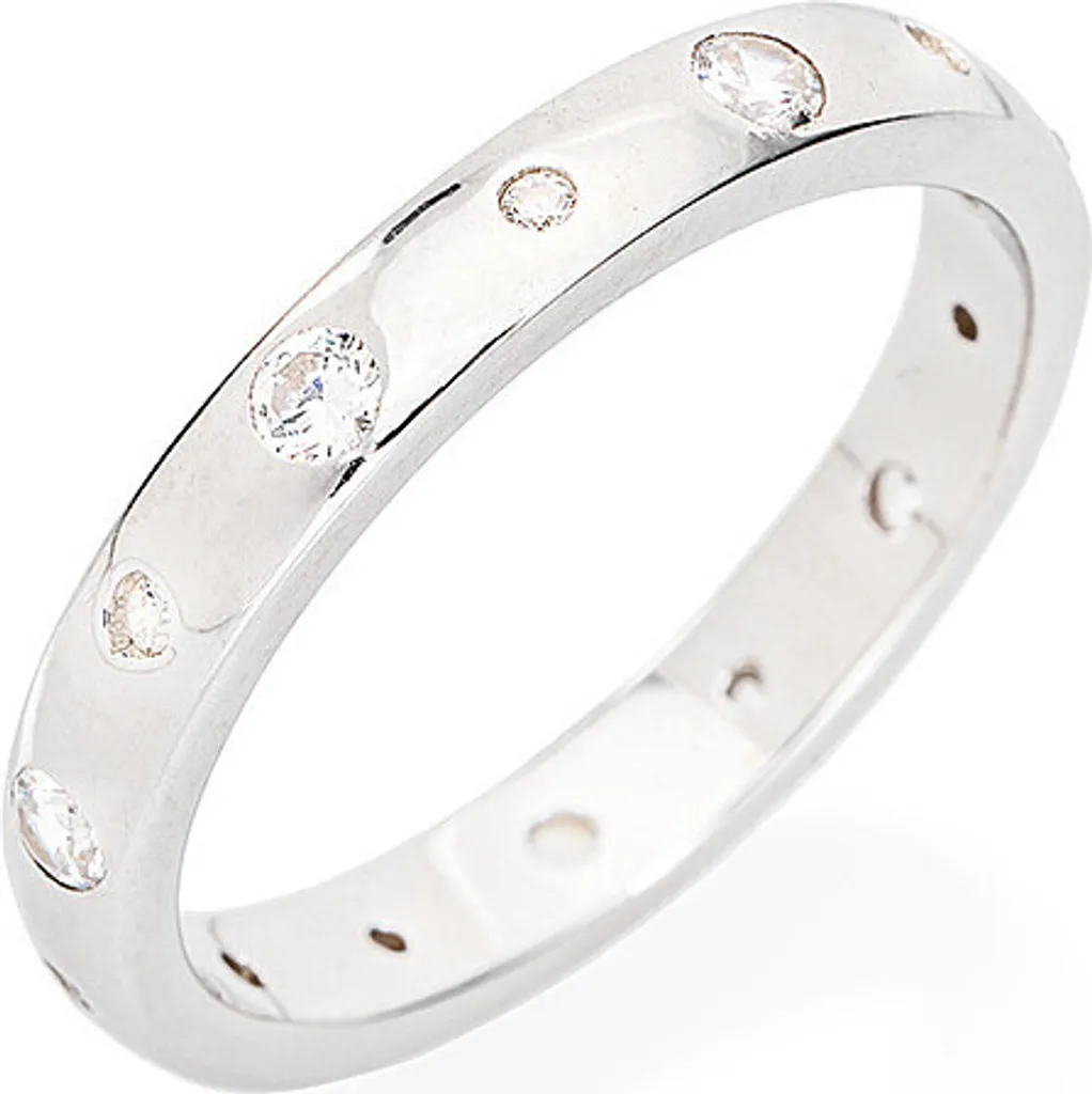 Amen Fede Nuziale Argento 12 Diamond | Simbolo di Amore e Fede