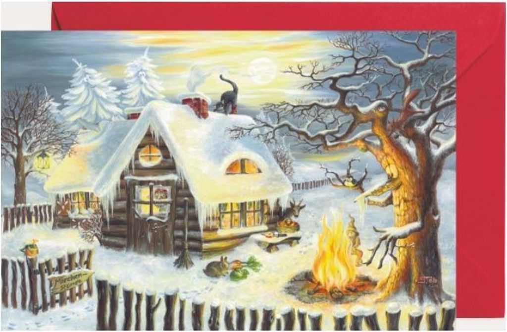Mini Adventskalender Märchen mit Grimms Bildern zum Rätseln