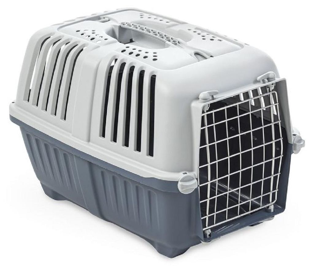 Box de transport Pratiko avec porte métallique pour chat Image du produit 