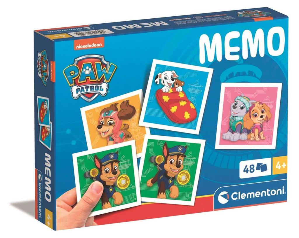 Clementoni Paw Patrol Memospiel für Kinder 18310
