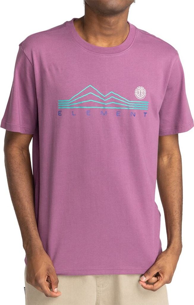 Element Ridgeline Kurzarm-t-shirt Lila S Mann Lila S
