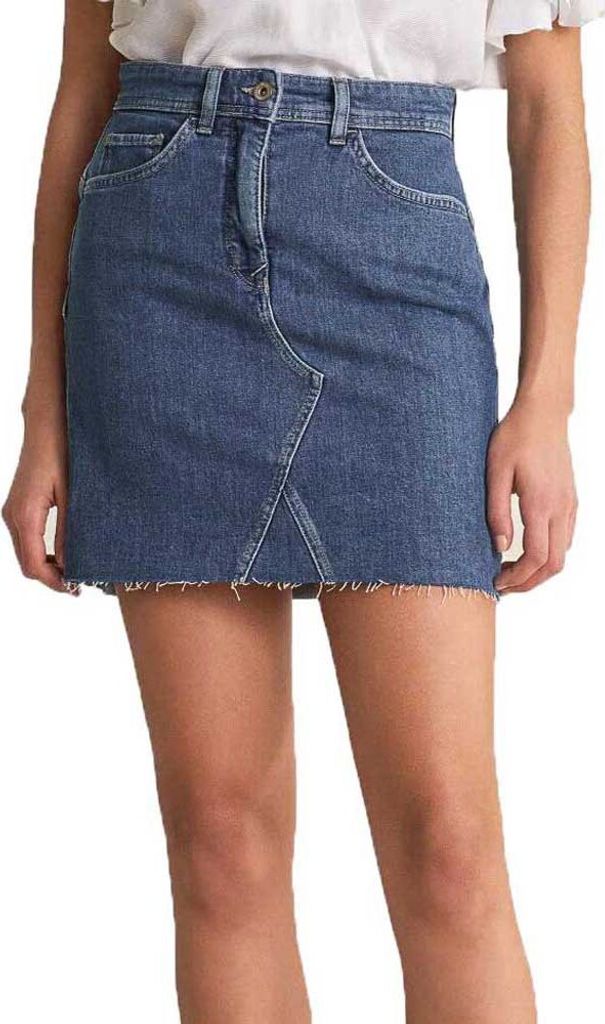 Salsa Jeans Push In Secret Glamour Jeansrock Blau 28 Frau Blau 28