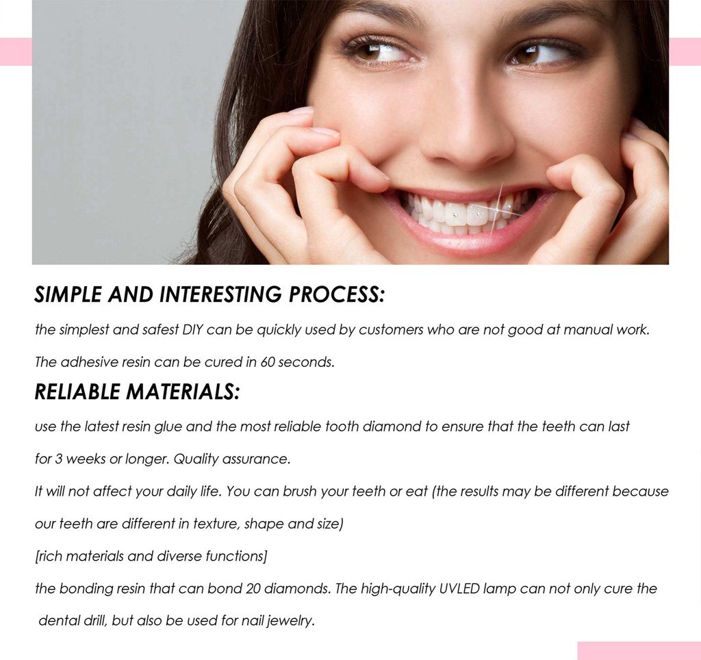 DIY Zahn Edelstein Set, Edelstein Kit Zahnstein Schmuck Produktbild 6