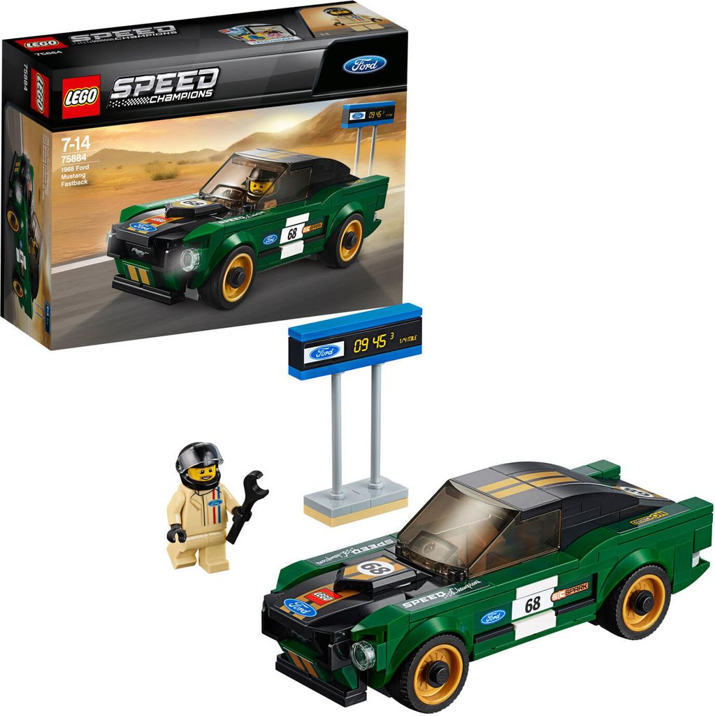 LEGO® Speed Champions 1968 Ford Mustang Fastback 75884 Produktbild 