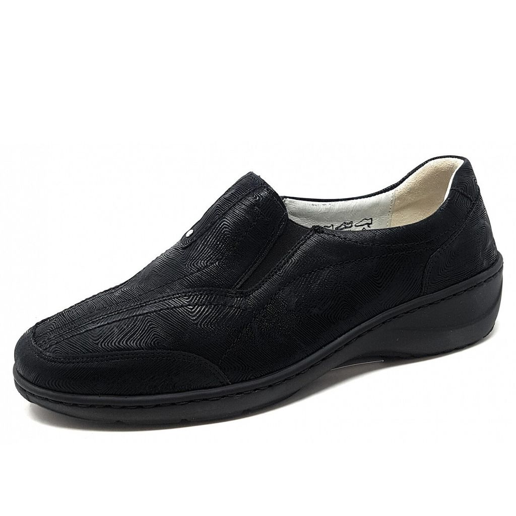 Waldläufer Kya scarpa larga K slip-on nero Immagine del prodotto 