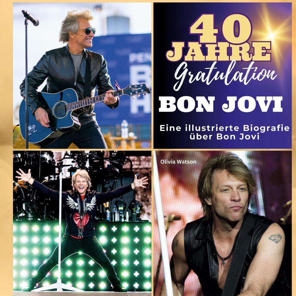 Ein illustrierte Biografie über Bon Jovi