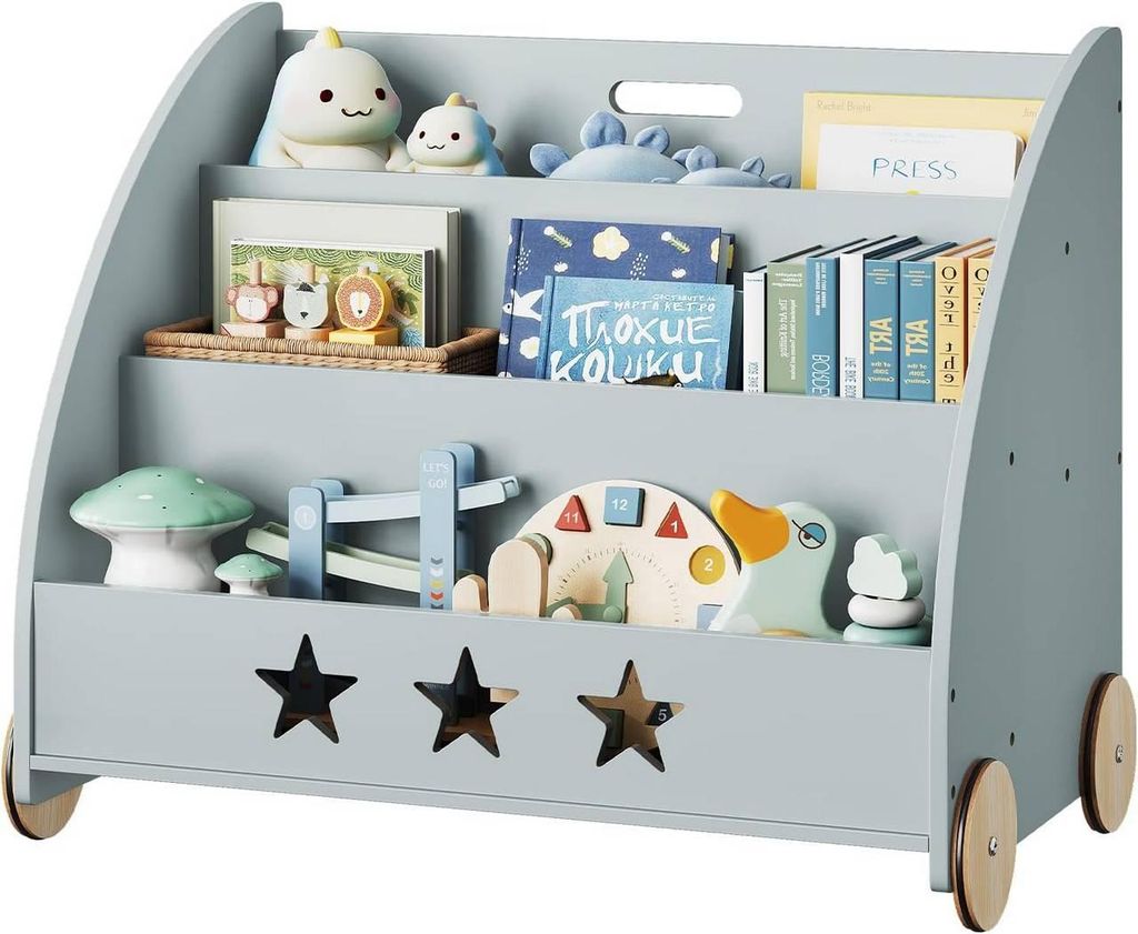 WOLTU Kinderregal Bücherregal für Kinder, Spielzeugregal Produktbild 