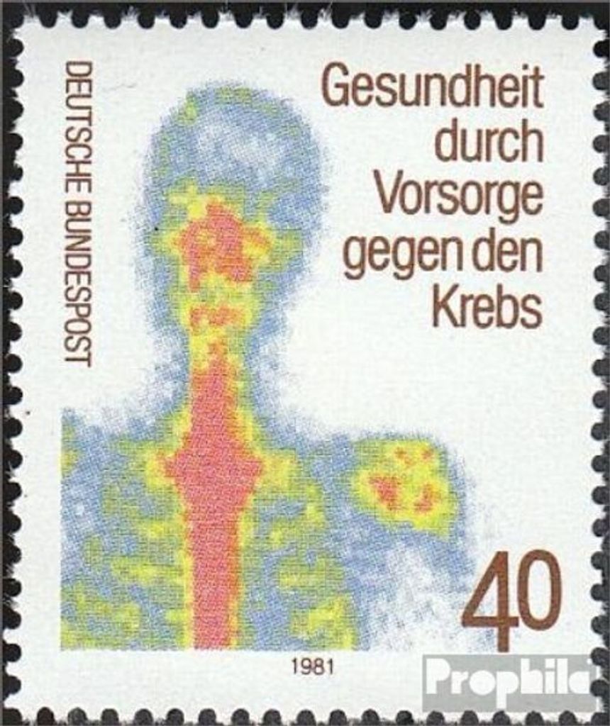 Briefmarken BRD (BR.Deutschland) 1981 Mi 1089 (kompl.Ausg.) FDC Gesundheit durch Vorsorge gegen den Krebs