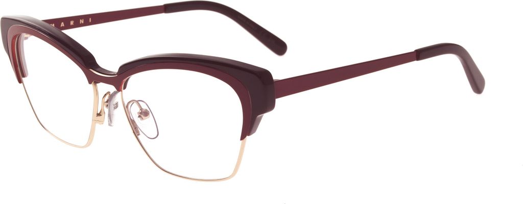 Marni GRAPHIC ME2101 PLUM RED 54/15/135 Damenbrillen Brillen
