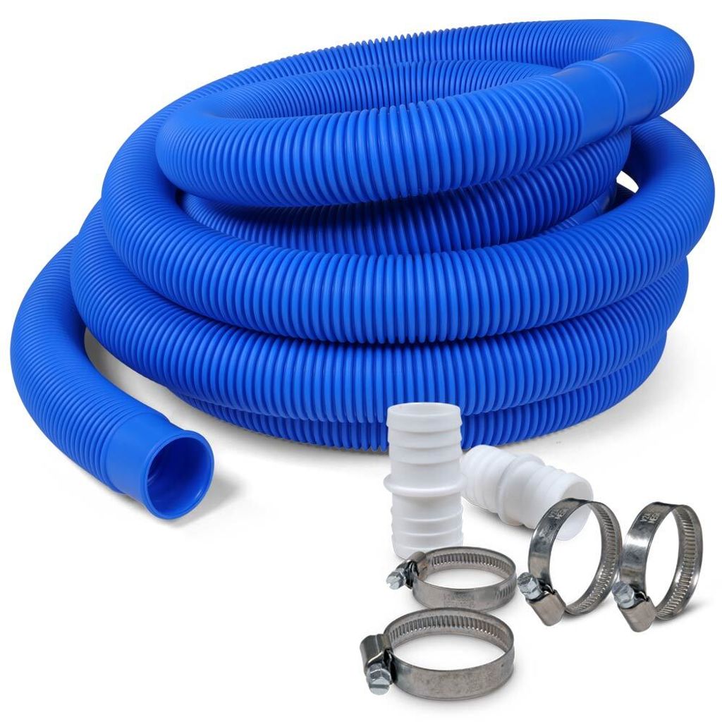 SET> 6,00m Schwimmbad Schlauch, blau Ø 38mm Produktbild 