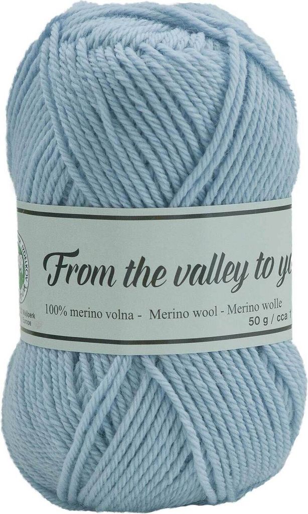 Strickgarn Merino Valley 50g Wolle Strickwolle Handstrickgarn Häkelgarn Farbwahl, Farbe:167 hellblau
