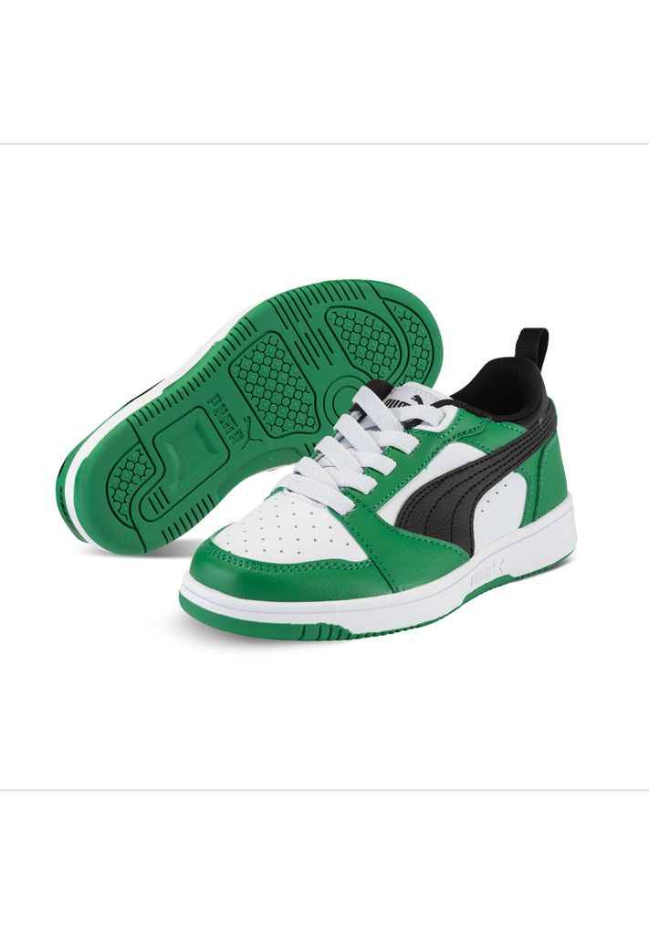 Puma Rebound V6 Lo AC PS Sneakers Laag - Groen - Maat 31
