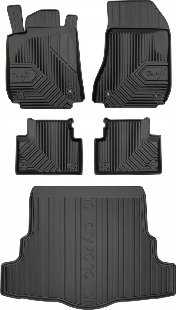 Kit Tappeti Gomma 3D Alfa Romeo 159 2005-2011 Serie 77 Alta Protezione