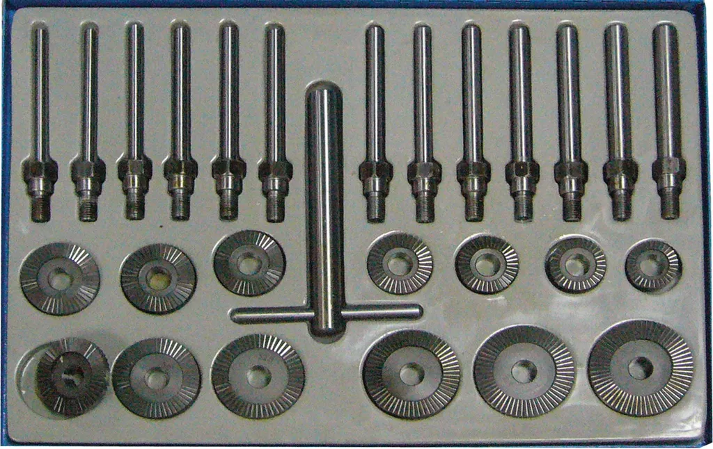 Fraises pour siège de soupape 30-60 mm en acier haute performance 27pcs