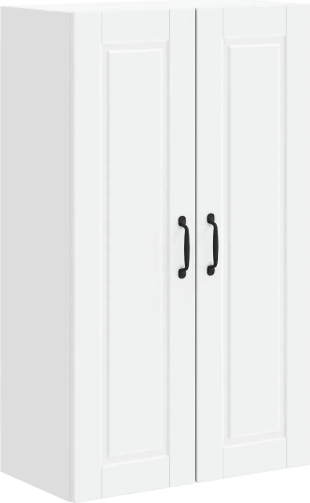 Armadio Cucina Bianco 60x31x100 cm | Mobile Dispensa in Legno Robusto