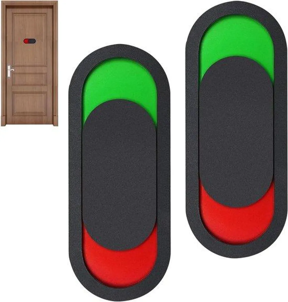 Plaque de porte anti-interruption pour bureau - Statut Libre Occupé