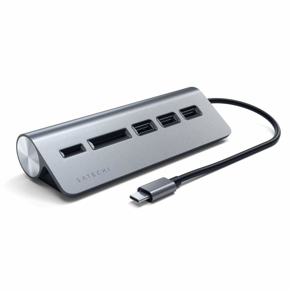 Satechi ST-TCHCRM, USB 3.2 Gen 1 (3.1 Gen 1) Type-C, Grau, Produktbild 