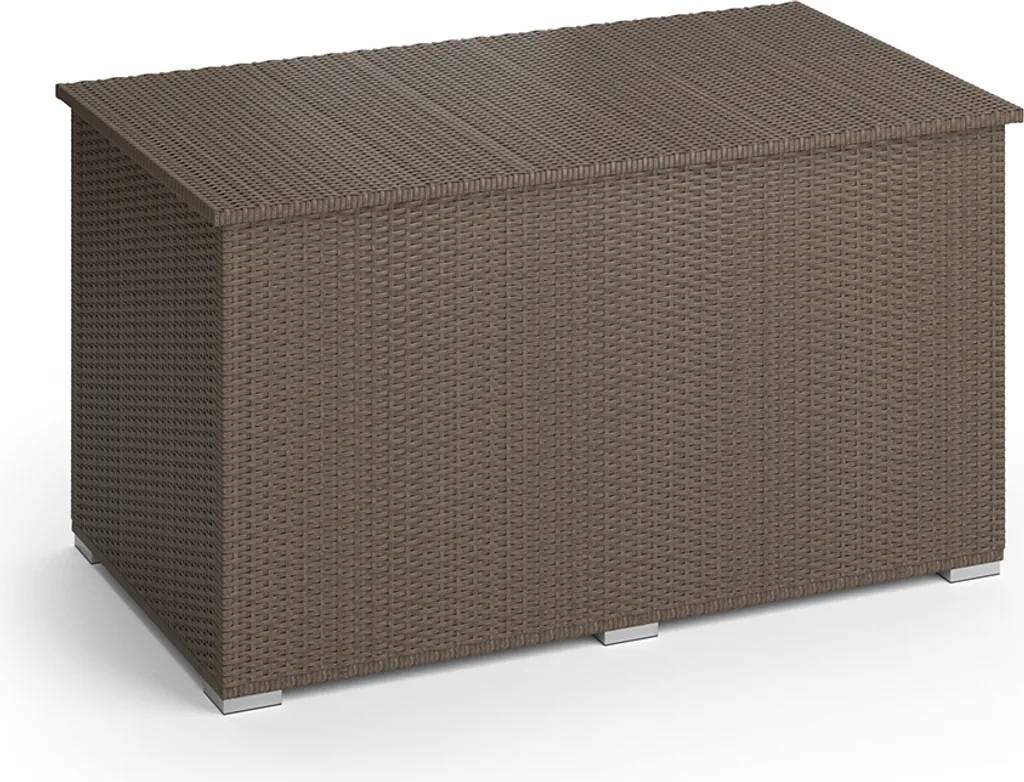 Coffre de jardin pour coussins et outillage 146cm - Rangement terrasse