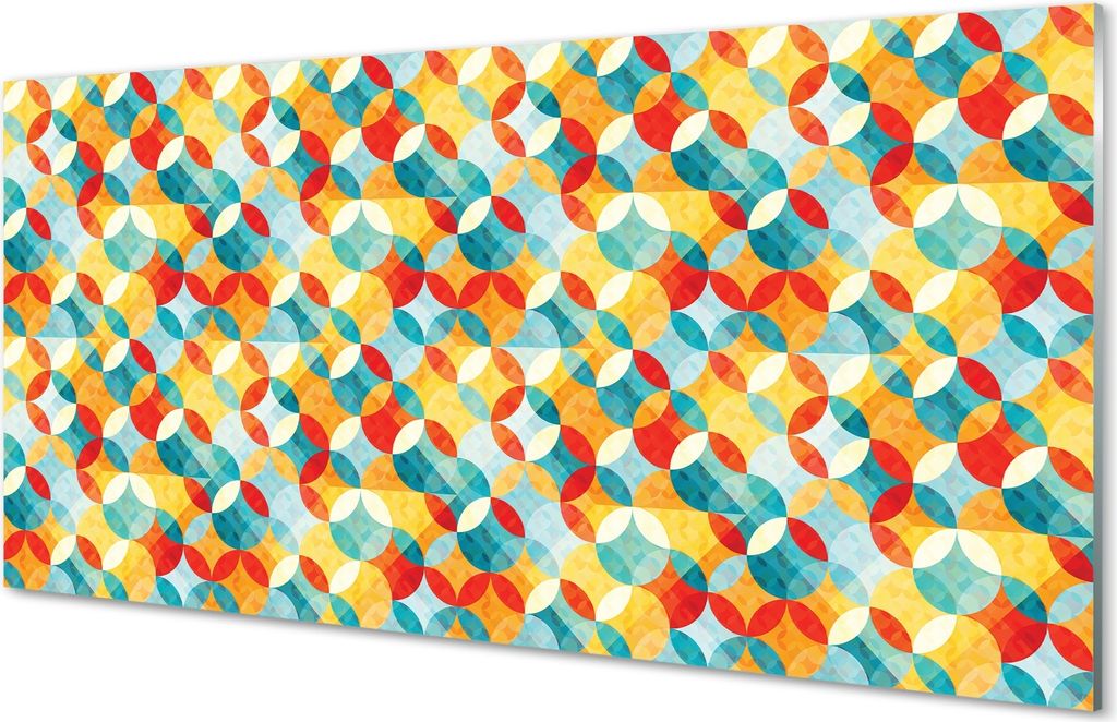 Spritzschutz 100x50 Wandkunst bunte Muster