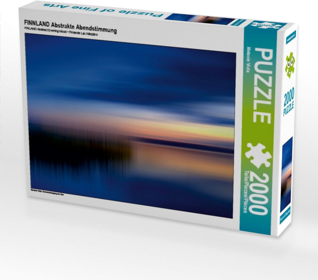 Calvendo FINNLAND Abstrakte Abendstimmung 2000 Teile Puzzle quer 900x670mm, Viola Melanie; 7315596