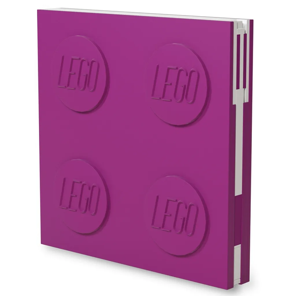 LEGO Journaling: Quaderno Viola Luxury con Chiusura e Penna Gel
