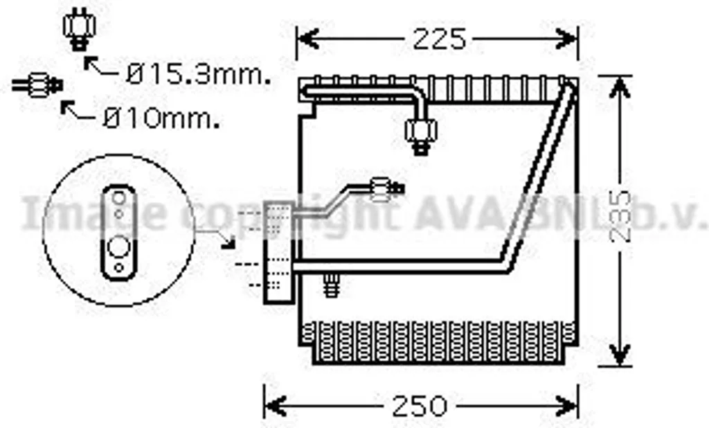 Évaporateur 80210SR1A12 pour Honda - Stop aux fuites de climatisation