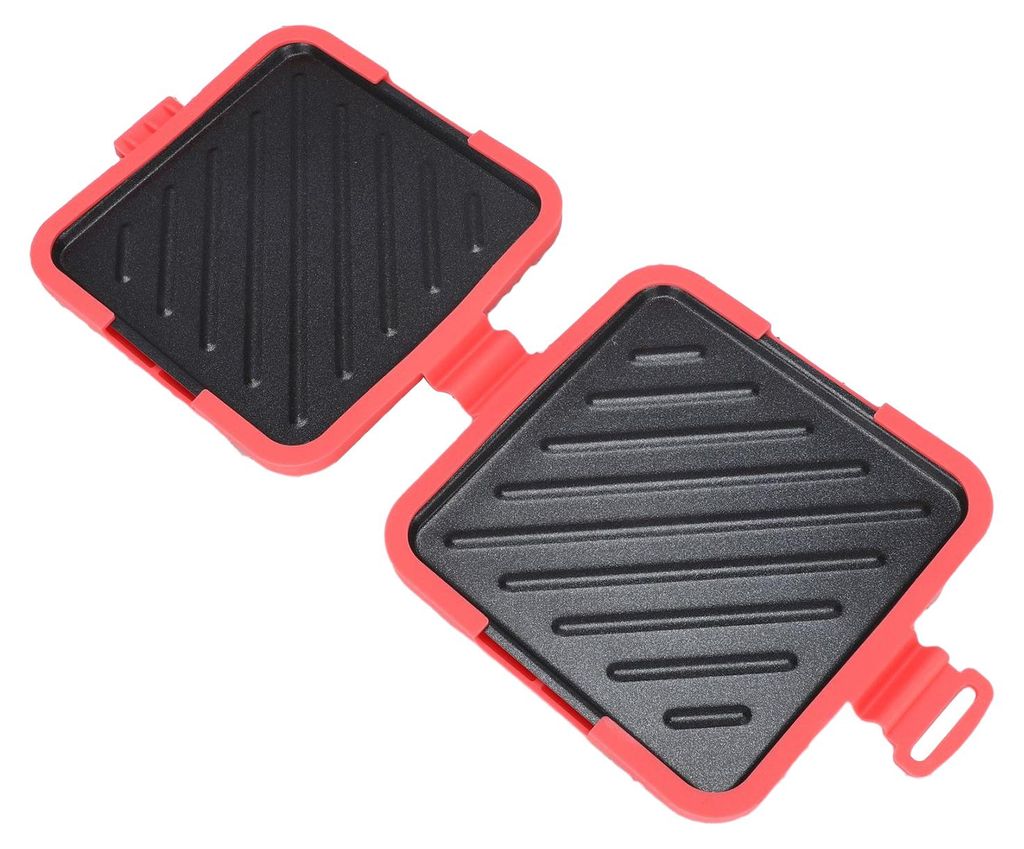 Mikrowellen-Toaster-Sandwich-Maker-Backform, antihaftbeschichtet, spülmaschinenfest, schnelles und gleichmäßiges Garen, Sandwich-Grillpfanne fü...