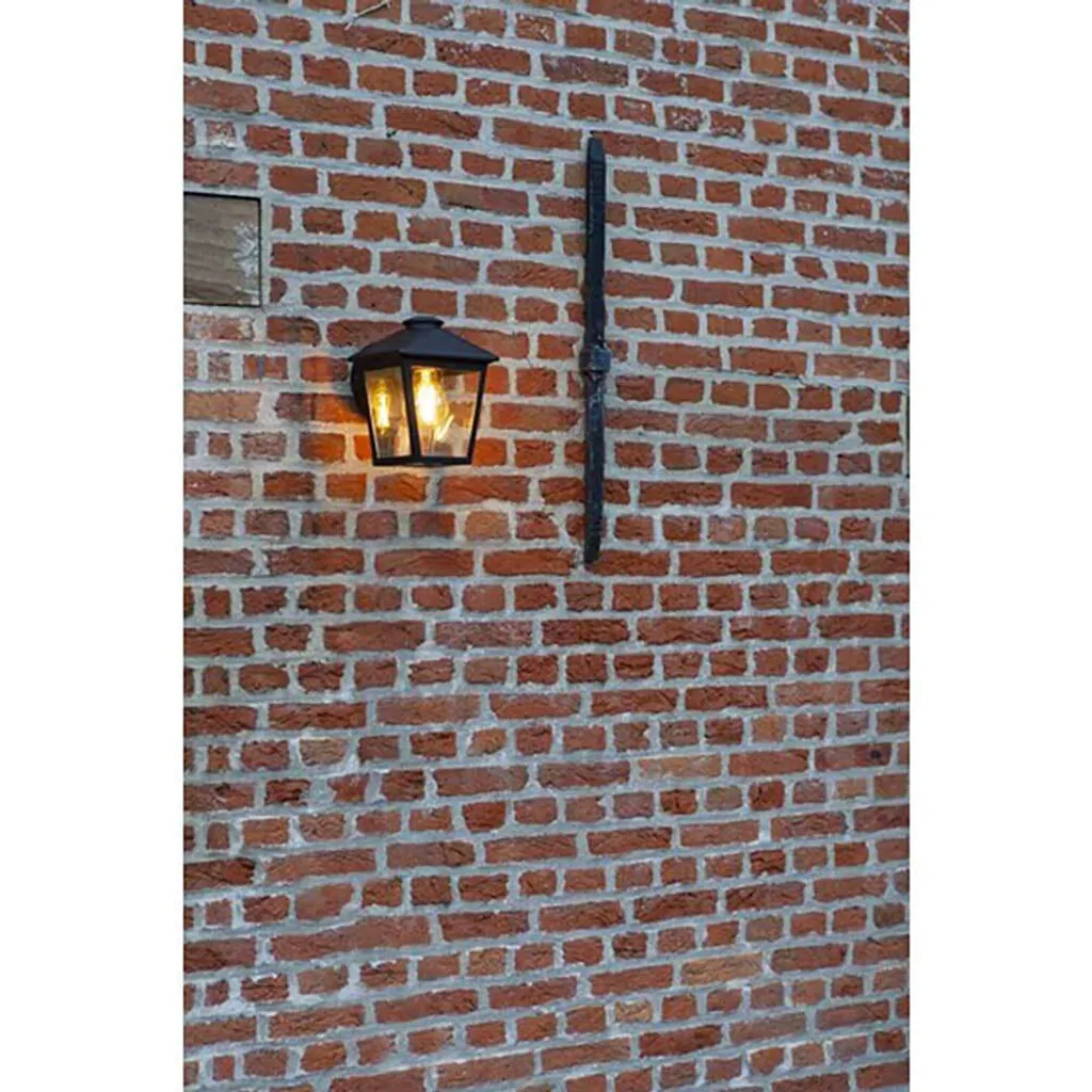 Lutec Zago Applique Extérieure Noire Mate E27 IP44 Design Suspendu - 7