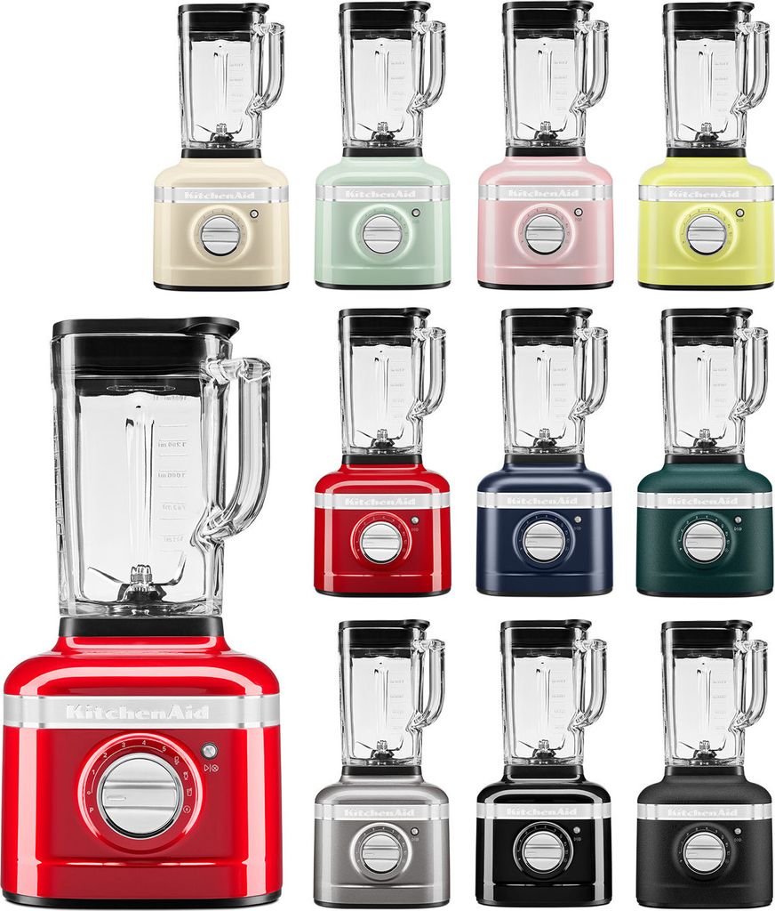 KitchenAid K400, Tischplatten-Mixer, 1,4 l, Pulsfunktion, Eis-Crusher, 0,91 m, 1200 W