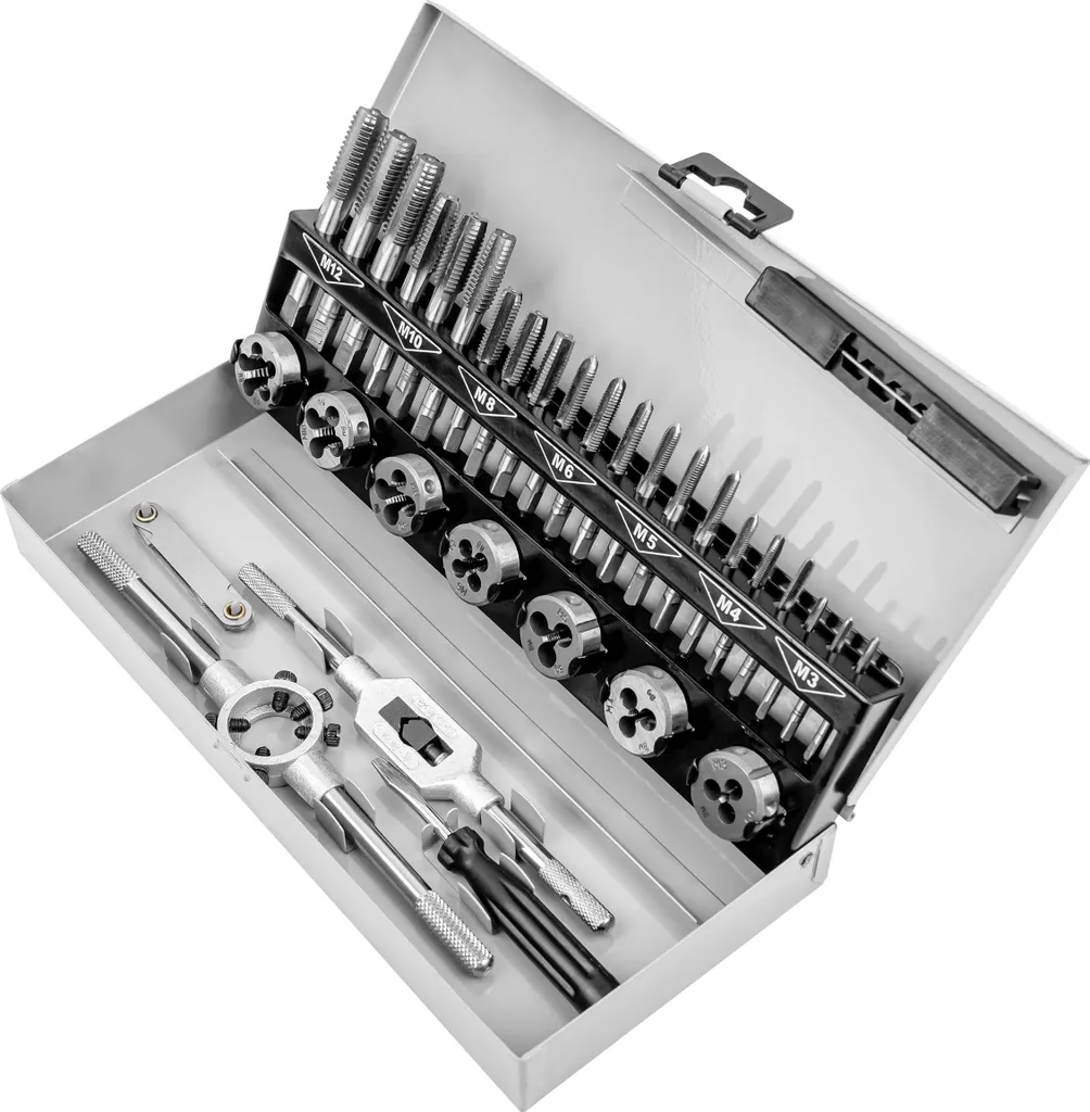 Mannesmann M53250-B Green Line: Set Taglio Filetti 32 Pezzi - 8